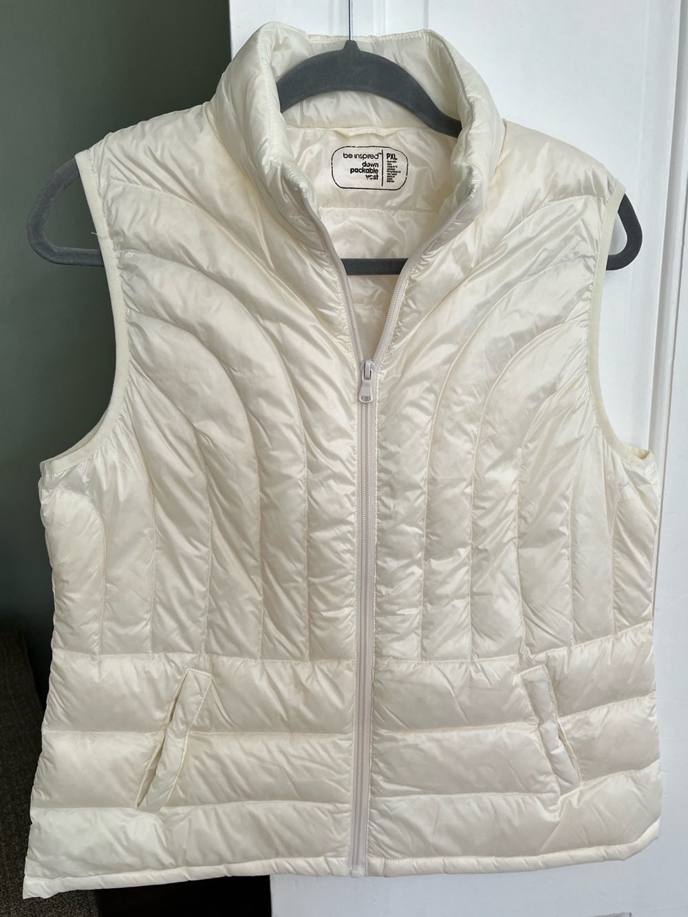 Be Inspired size PXL Quilted Outerwear Vest Down Filled